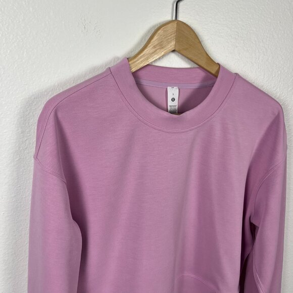 Lululemon | Perfectly Oversized Crop Crew Dahlia Mauve, size 2 - Picture 3 of 11